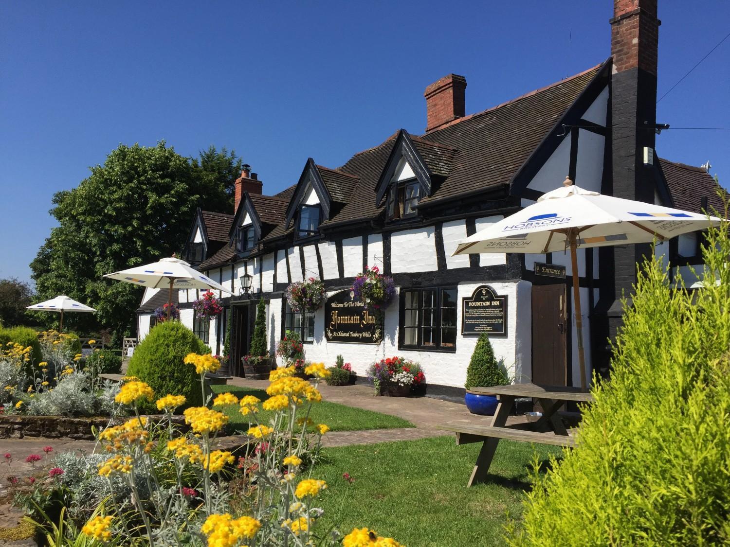 The Fountain Inn Tenbury Wells Bagian luar foto